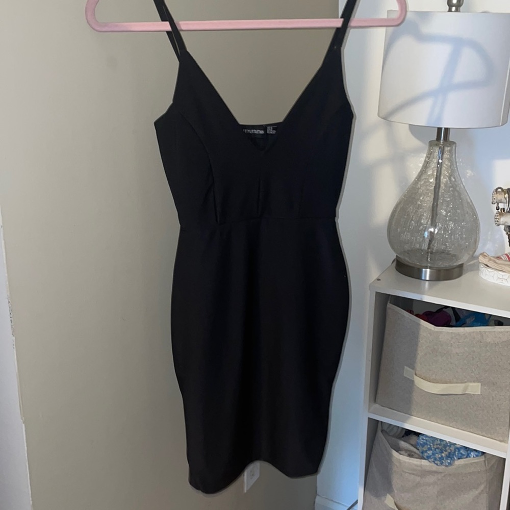 Bodycon little black dress